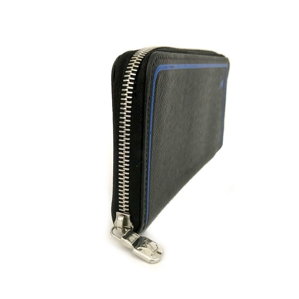 257372N Louis Vuitton Wallet Long Zippy Around Black Taiga Leather - Picture 4 of 15